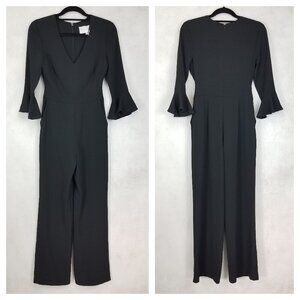 NEW Charles Henry Size SP Petite Black Pant Jumpsuit NWOT w flaw